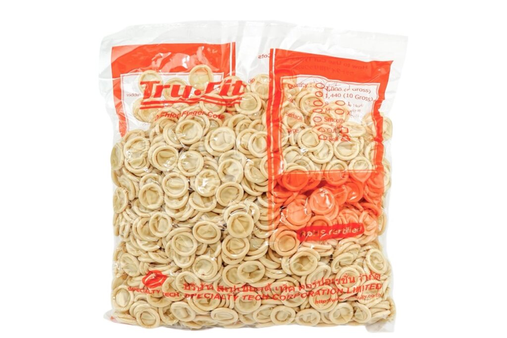 D-Chlor smooth roll finger cots