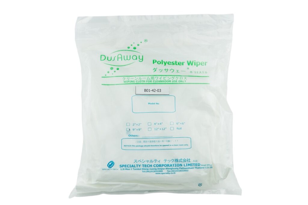 DusAway polyester wipes (laser cut)