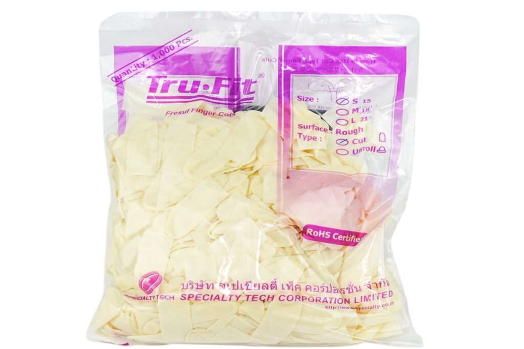 Fresul sulfur-free rough cut finger cots