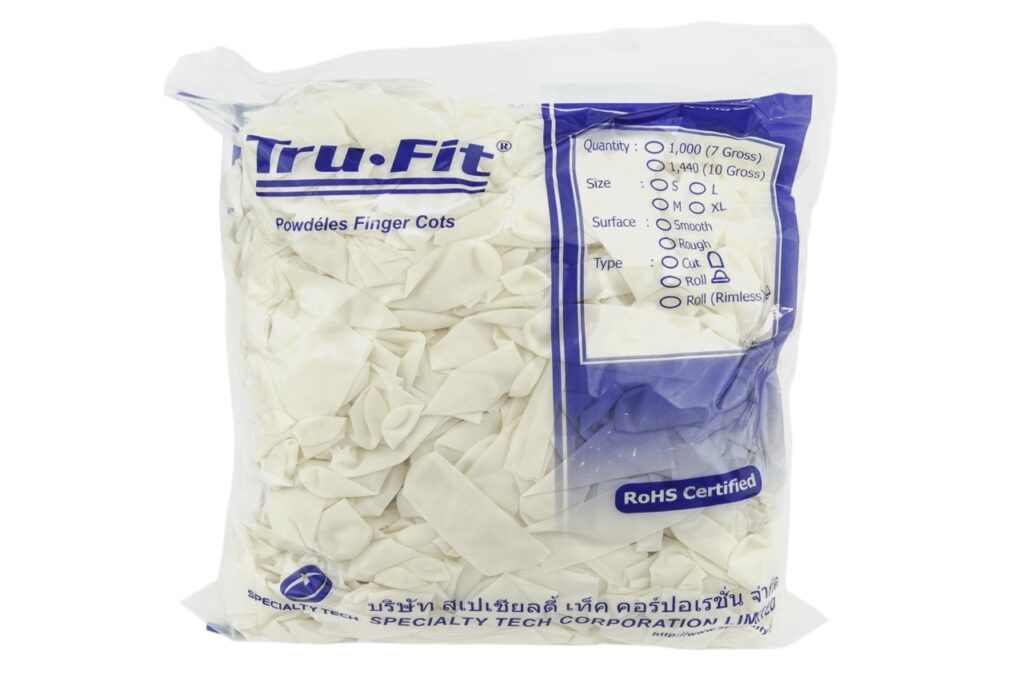 Powde'les rough cut finger cots