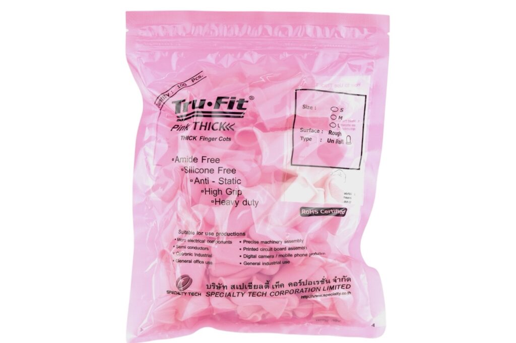 Pink thick finger stalls