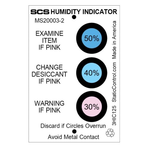 Humidity indicator card RH 30%-50% APH-345