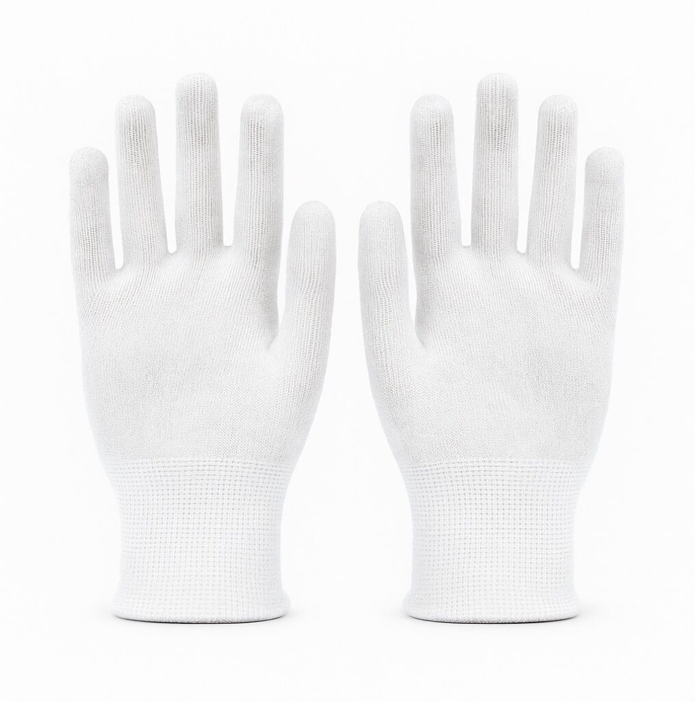 Glove polyester uncoated